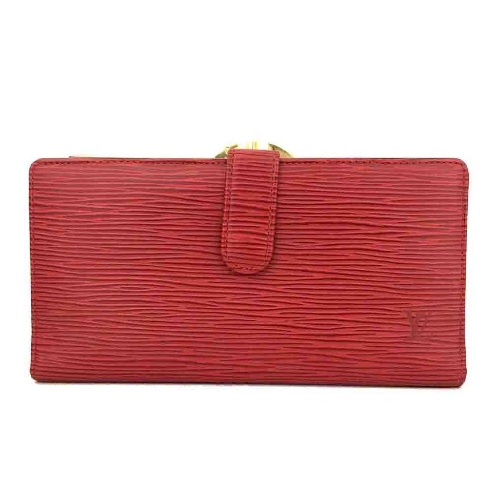 Louis Vuitton Red Epi Leather Wallet